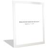 Rahmendesign24 Cornice portafoto Puzzlerahmen | Bianco (lucido) 50x70 cm (FORMATO PUZZLE) | Cornice moderna per foto, poster, puzzle e certificati | Cornice da galleria, cornice intercambiabile