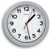 Maul Orologio da parete MAULstep Ø 20 cm, orologio radio con regolazione automatica dell'ora, ideale per soggiorno, camera da letto, cucina, studio e ufficio, buona leggibilità per grandi spazi,