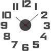 PRIM Veneer Colorino Orologio Da Parete Fai Da Te In Legno, Prodotto In UE, Decorazione Da Parete, Diametro 600-1000 mm, Numeri 3D, Grande, XXL
