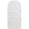 Sicignano Casalinghi Ingrosso Casalinghi Sicignano | Tappeto per Vasca in Gomma Antiscivolo Bianco 73x36 cm Rettangolare Sensibile alla Pelle, con Sospensione, Resistente alla Muffa, Ideale per Bimbi e Anziani, Made in Italy