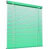 Victoria M. Veneziana in alluminio per finestre su misura in Verde (Colore del prodotto = colore delle lamelle), larghezza da 55 cm a 150 cm, colore e altezza a scelta