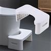 coldchill Sgabello da bagno da 7 pollici per adulti e bambini, stackabile ＆ sgabello da vasino da vasino da bagno, per una postura più sana (bianco)