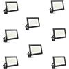 toobettp 8 PCS Faretto LED da Esterno 200W, Faro Led Esterno 20000LM 6000K Bianco Freddo Faretti Led IP66 Impermeabile per Giardino Garage Parcheggio Cortile
