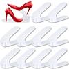 Froadp Scarpiere Regolabili 20 pezzi Plastica Portascarpe Portatile Regolabili in Altezza 3 Livelli Organizer Scarpe Supporto per Ingresso Guardaroba Spogliatoio(Bianco)