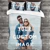 Bbflyper Copripiumino personalizzato,set di biancheria da letto personalizzato con foto/testo/logo,design fai da te,speciale per amici,coppie,bambino,compleanno,anniversario,240 x 260cm