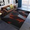 PEIHUODAN Tappeto Camera Da Letto Ragazzo Bambini, Tappeto Gaming Pavimento, Antiscivolo, Tappeto Zone Game 3D, Decorative Accessori Stanza Gaming, Adatto Per Scrivania E Sedia Da Gaming (Green,160x200cm)
