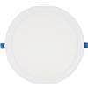 Eurekaled - Faretto LED da incasso slim tondo 24W foro 280mm luce fredda 6500K IP20 luce diffusa con angolo apertura di 120° spessore 11mm, lampada LED per cartongesso diametro esterno 300mm