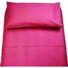 Lingerie Shop Lenzuola Cotone Matrimoniale Tinta Unita Sotto Sopra 2 Federe Vari Colori (Fuxia, Matrimoniale)