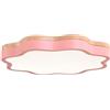 JXYDJH Colori Rosa Macaron Vicino agli Apparecchi di Illuminazione A Soffitto Lampada da Soffitto in Legno in Stile Nordico Plafoniera Dimmerabile Creativa Luce Industriale Semi Incasso per Bambini