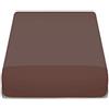 SOFFICIOSO Cuscini Sofà Copriseduta Divano Genius Tinta Unita Elasticizzato Antimacchia Chaise Longue Marrone 1013