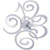 Arti & Mestieri Love Filomena - Orologio da Parete di Design 100% Made in Italy - in Ferro, 40 x 45 cm - Alluminio