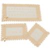 Corredocasa Tris Centrini in Macramè Lavorazione Artigianale Elegante con Runner Due Centrini Alta Qualità Design Esclusivo Made in Italy Ideale Casa Soggiorno Sala Pranzo Camera da Letto(Beige)