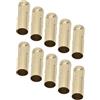 SEAFRONT 10 Pezzi Tubo Di Metallo E14 Per Base A Candela - Portalampada 25x80mm Oro