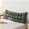 Generic D,120x50cm, Cuscino da Lettura Schienale Testata Letto Divano Grande Rettangolare Cuscino Schienale Cuscino Lettura Testiera Lavabile Cuscino da Parete per Divano Letto