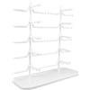 Zerodeko Porta Occhiali Da Sole Porta Occhiali Da Sole Porta Occhiali Espositore Occhiali Montatura Montatura Porta Occhiali Per Casa Negozio Può Contenere A 10 Paia Bianco