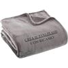 MAYRA Coperta Plaid Personalizzabile in Pile Coral | Singolo, 1 Piazza e Mezza, Matrimoniale | Idea Regalo, Hotel | Personalizzato con Iniziali, Nome, Scritta, Logo | Design Made in Italy (Tortora, M)