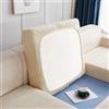 VEAI Coprisedile per Divano 3/4/2/1 Posti con Penisola Copri Divano Elastico Federa per Cuscino per Divano del Sedile Velluto Copridivano Protezione del Cuscino Sedile ( Color : #19 , Size : 2 seats - X (9