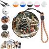 Xpwghap sfera della memoria,palla di natale con video,memory orb，memory sphere，personalized uploadable videos & photos 3d video crystal ball，Light-Up Memory Sphere with Electronic Screen,Birthday,Wedding-Blue