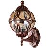 Mengjay Applique da Esterno E27 IP44 Lampade da Parete Palla Vintage Luci da Terrazza da Esterno Giardino Casa Ingresso Balcone Corridoio Illuminazione Lampada（21x31cm）