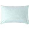 Homescapes - Federa rettangolare 50 x 75 cm Blu Satinato - 330 collegamento 100% cotone