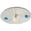 Batik Lampadario in ceramica artigianale - Linea Pavoncella Classica Sarda Ø 30 cm