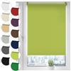 Sonello Tenda a rullo oscurante Klemmfix senza Forare 65cm x 210cm Verde oliva, tenda avvolgibile oscurante con morsetti e con catenella per finestre e porte, Blackout, opaco, Protezione Solare