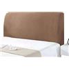 LUKKC Copertura Testiera Letto Copri Testiera Letto Matrimoniale/Una Piazza E Mezza/Singolo Fodera Testata Letto 140/150/160/180CM Elastica Bianco Nero Beige Verde Protezione Copritestiera Letto