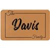 LLLGSH Zerbino Personalizzato - Zerbino di Benvenuto Personalizzabile - Zerbini Domestici Personalizzati - Tappeto D'ingresso Antiscivolo Naturale Ideale per l'Ingresso della casa - 40 x 60 cm