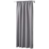 WOLTU Tenda Termica Oscurante Opaca, Tenda con Nastro per Binario, 250g/m² Pesantemente Isolante, per Soggiorno Camera da Letto, 135 x 245 cm, Grigio Scuro