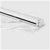 TENDAGGIMANIA Binario Tende a Pacchetto con Cassonetto Antipolvere LUNGHEZZA 80 CM per Tenda a Vetro Finestra soffitto-parete - Cadute a Sgancio Rapido e Piattina incluse