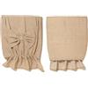PARAMAISON Coprischienale Sedia Melange Imbottito Set 2 Elastico 45x40/47 cm