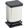 Rotho Paso, Plastica (PP) Senza BPA, Bianco, 20 l (29.3 x 26.6 x 45.7 cm)
