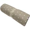 BA COLLECTION Grandfoulard - Telo copritutto - copridivano - copriletto- tendaggio col. Beige MOD. Cuoricini 240x260 cm
