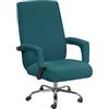 KAYBTNT Coprisedia Ufficio Universale Lavabile Rimovibile, Fodera Sedia Ufficio per Studio Ufficio, Copri Sedia da Ufficio Retrattile,Deep Teal,Size L