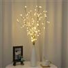 Ulalaza 70 cm 2 rami 40 lampadine a LED Lampada a ramo Funzionante a batteria Rami di salice illuminati a LED Riempitivo per vasi Uso per decorazioni natalizie per feste domestiche per interni ed esterni