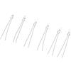 MZUHI 20pcs Lampadina al Neon Micro Lampadina filamento a incandescenza 3mm 6V 12V 24V lampadine (Bianco, Rosso)