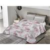 BANZAII TEXTILE INNOVATOR ONLINE Banzaii Trapuntino Singolo 170x260 cm Primaverile Estivo, Copriletto Leggero Trapuntato Imbottito Made in Italy - Gloria Rosa