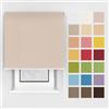 Estika Tenda a rullo con foratura - 60 x 150 cm - Salmone pastello - montaggio a soffitto o parete, per interni, per finestre e portefinestre, tessuto semi-trasparente, disponibile in 25 colori