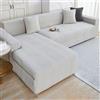 AYUOEODM Copridivano Impermeabile Copertura Divano Angolare 3 2 4 Posti Con Penisola, Elasticizzato Salvadivano Chaise Longue Forma Di L Antiscivolo Per Cane Gatto Antigraffio(Light gray,145cm-185cm)