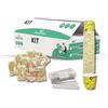 marketcaffe Kit Accessori caffè con 200 BUSTINE di Zucchero di Canna + 200 Bicchierini Carta + 200 PALETTINE di Legno