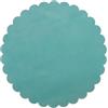 PuntoCasaStore 100 PZ Velo VELI di Fata Tulle Organza VELETTI BOMBONIERE DIAM.24 CM Tondo Smerlato Fai da Te Confetti Tiffany