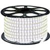 XUNATA Bianco Strisce LED con Interruttore e Alimentatore 220V, 3014 120LED/m, IP65 Impermeabile, Flessibile Striscia a LED per Scaletta Tetto Cavi da Cucina Decorazione- 5m