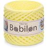 Bobilon T-Shirt Filato Fettuccini Zpagetti Style, 7-9 mm per uncinetto, maglia, macramè, tessuto di cotone, giallo limone