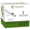 Pianeta Led 3x Profili in Alluminio Grigio da 2 mt (6 mt) TL1205 per Strisce a Led con Cover Opaca tappi e ganci di montaggio inclusi