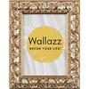 Wallazz Cornice Portafoto in Legno 70x100cm Argento. Cornice per Foto con Vetro Sintetico Infrangibile - Porta Foto Decorativo - Made in Italy