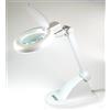 INTERHOME Lampada da scrivania con lente d'ingrandimento, adatta a occupazioni manuali, 35 x 25 x 14 cm