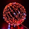 Generic Luci di Natale Palla Illuminare Hanging Palla Luce LED Pieghevole Telaio in Metallo Grandi Luci a Appeso Ornamento per Natale Part-y Matrimonio Casa