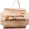 Incidiamo i tuoi sogni Targhetta in Legno Fuoriporta Personalizzabile con Corda in Canapa da Appendere per Porta Targa Personalizzata con Frase Scritta Cognome Nome Natale Feste