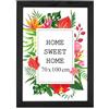 MG Design Cornice 70x100 cm - colore Nero, in legno, con vetro acrilico - da appendere in verticale o in orizzontale, senza sfondo, per foto, poster, puzzle