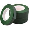 GIVBRO Nastro fiorista Floreale Stelo Nastro Avvolgere Nastro Per Bouquet Fiori Decorazione Nylon Calza Fiore Fare Drack Verde, 5 Pezzi